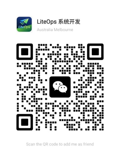 Lite Ops WeChat QR code